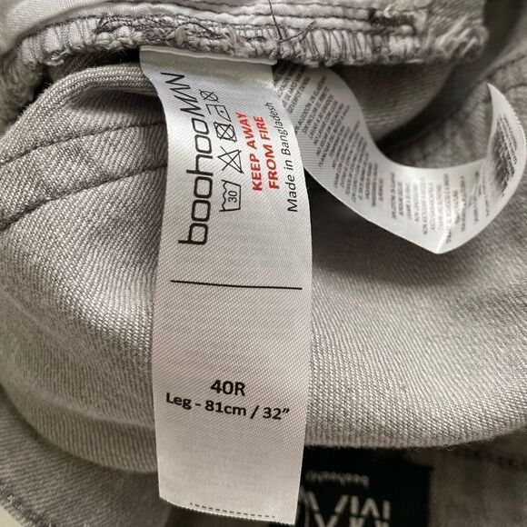 Boohoo Man Big & Tall Skinny Fit Shorts Mens Size 40 Fits Small Size 36 Waist - Picture 10 of 12